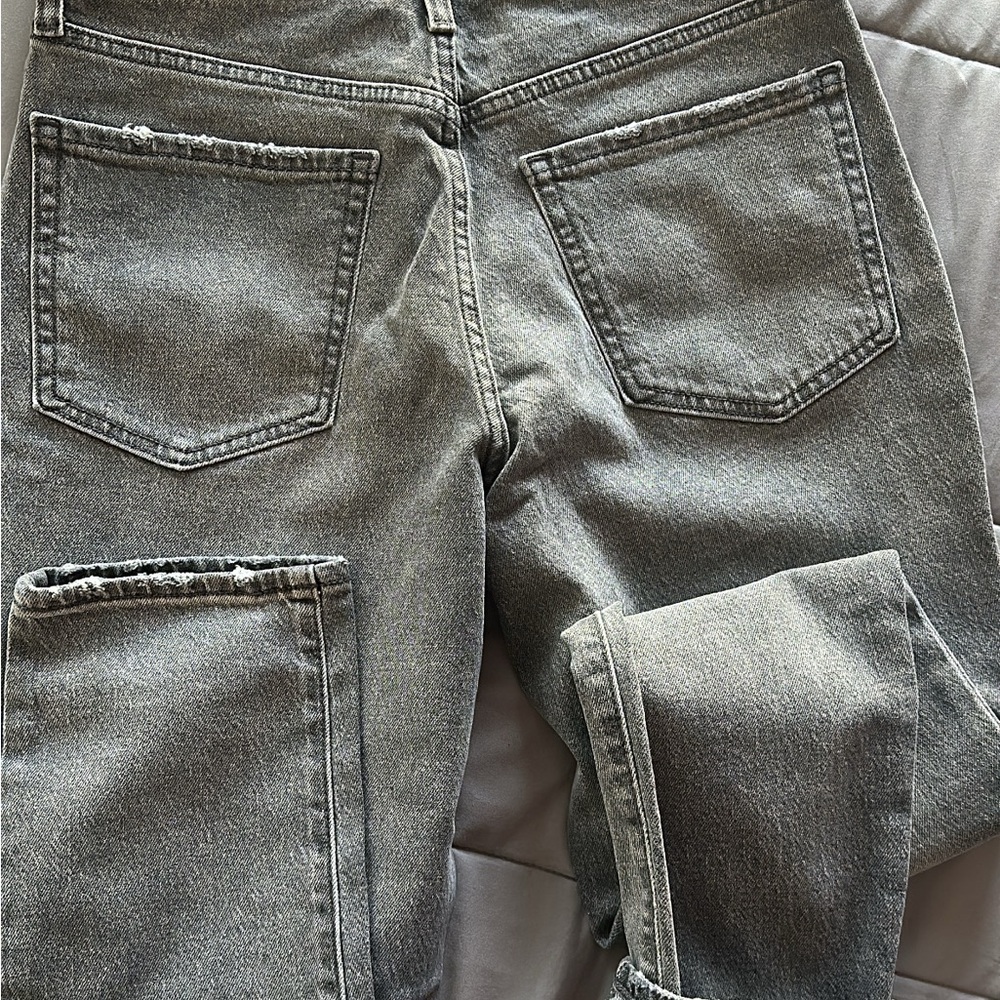 OG Straight High Rise Ankle jeans - Picture 2 of 3